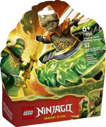 LEGO NINJAGO 71850 Lloyd contre la toupie du monstre de la Terre - vue 2
