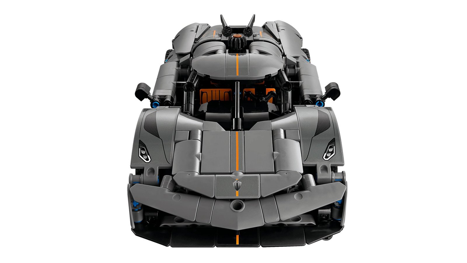 LEGO Technic 42173 Koenigsegg Jesko Absolut grise – vue 3
