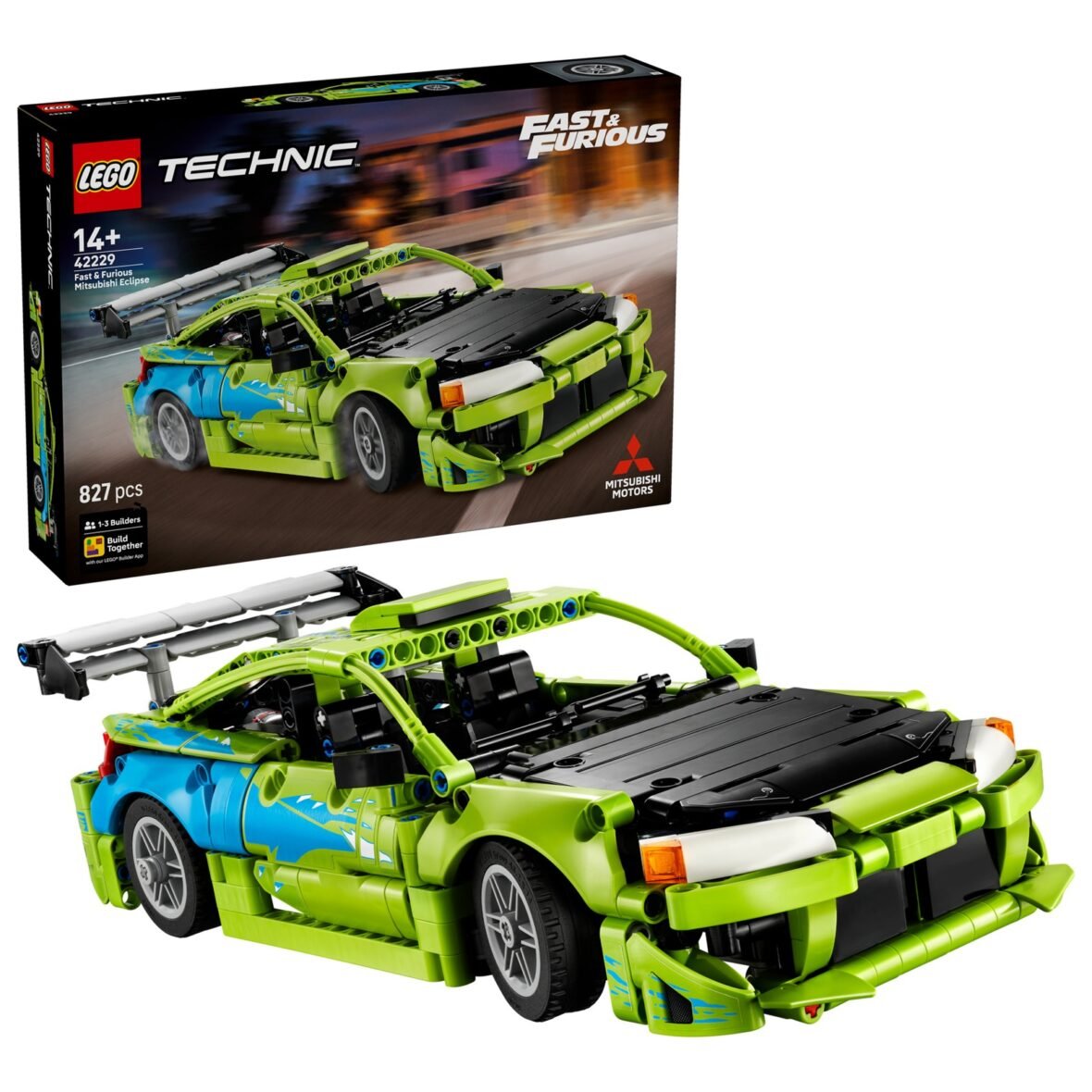 LEGO Technic 42229 Mitsubishi Eclipse de Fast and Furious – vue 2