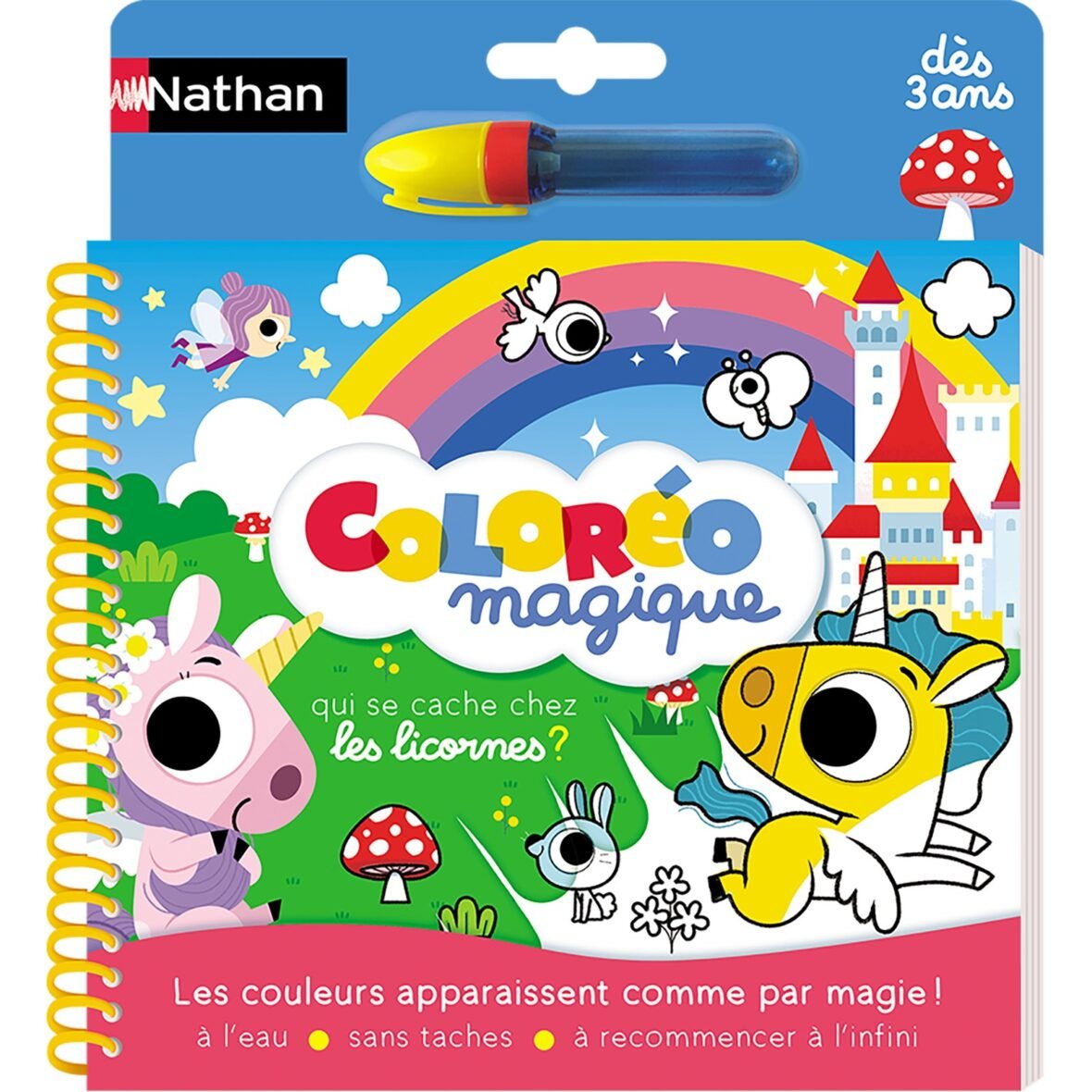 NATHAN Coloréo magique Licornes