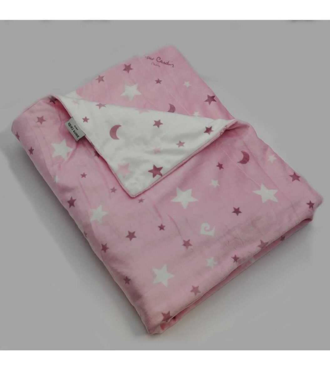 Pierre Cardin Couverture Moon rose 80 × 110 cm