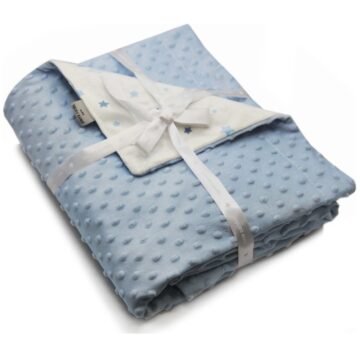 Pierre Cardin Couverture Toppy bleue 80 × 110 cm