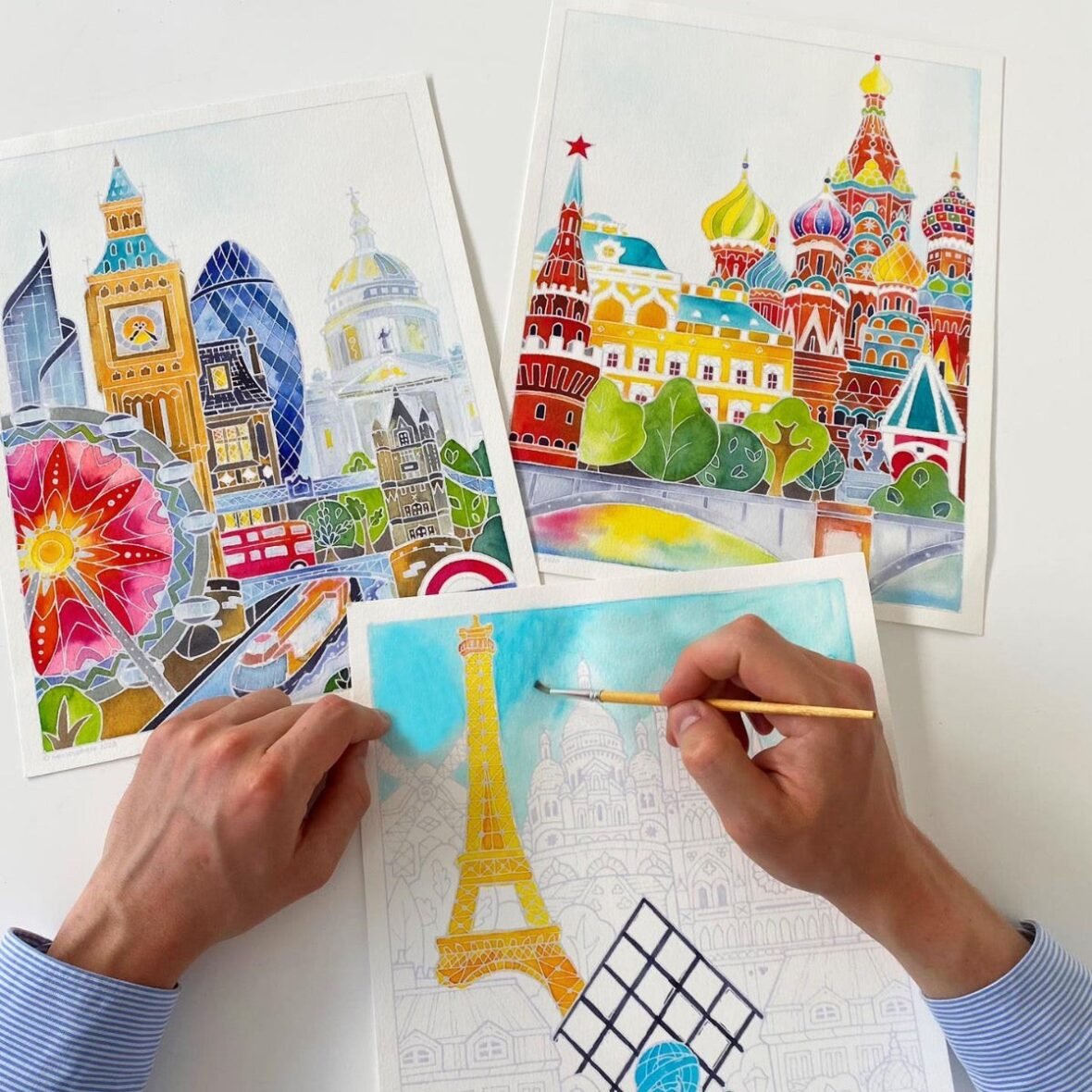 SentoSphère Aquarellum Capitales – vue 3