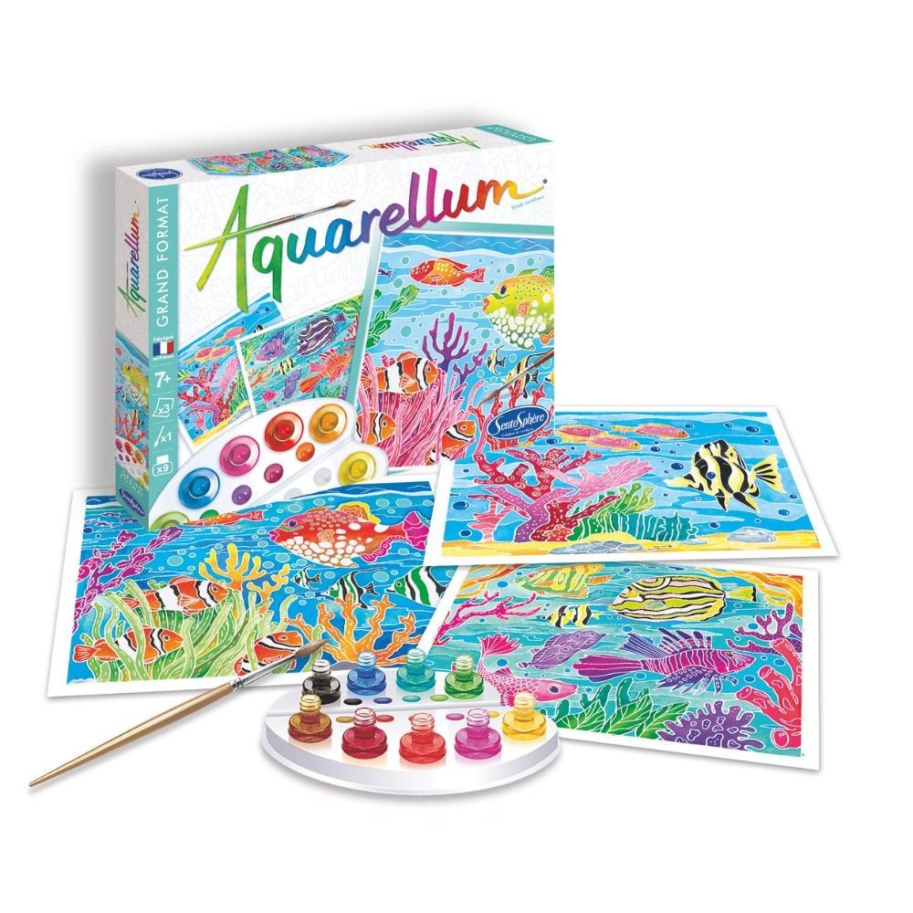 SentoSphère Aquarellum Fonds coralliens – vue 2