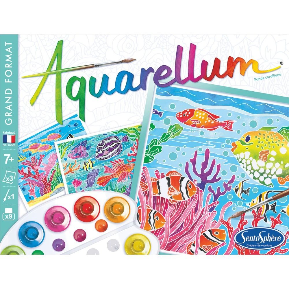 SentoSphère Aquarellum Fonds coralliens – vue 3