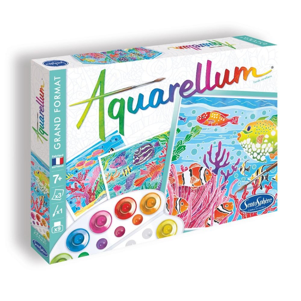 SentoSphère Aquarellum Fonds coralliens