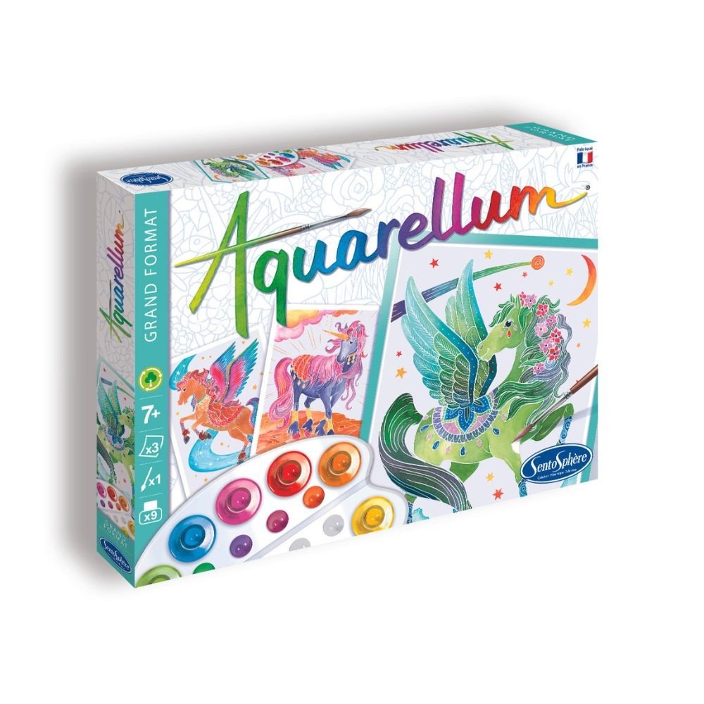 SentoSphère Aquarellum Licornes et pégases