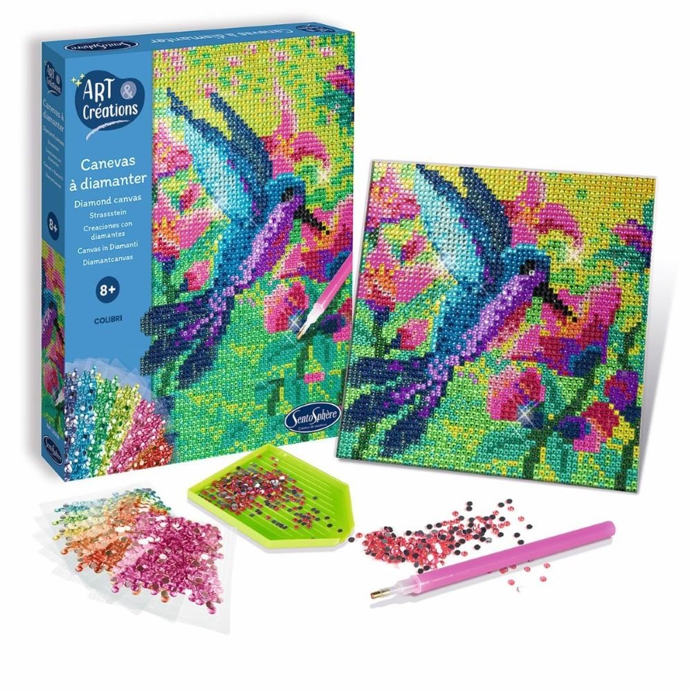 SentoSphère Canevas à diamanter Colibri – vue 2