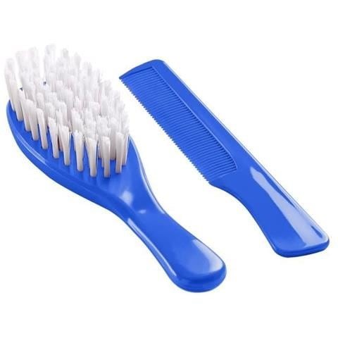 Thermobaby Brosse et peigne bébé bleu – vue 2